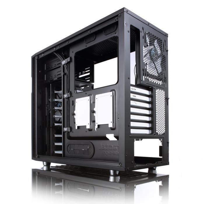 FRACTAL DESIGN BOITIER PC Define R5 - Moyen Tour - Noir - Format ATX (FD-CA-DEF-R5-BK) FRACTAL DESIGN