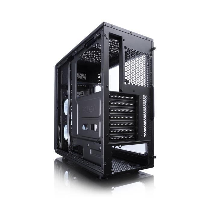 FRACTAL DESIGN BOITIER PC Focus G - Moyen Tour - Noir - Verre trempé - Format ATX (FD-CA-FOCUS-BK-W) FRACTAL DESIGN