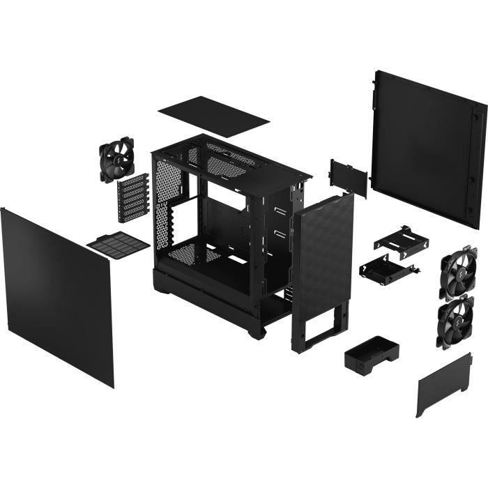 Boîtier PC - FRACTAL DESIGN - Pop Air Black Solid - Noir (FD-C-POA1A-01) FRACTAL DESIGN