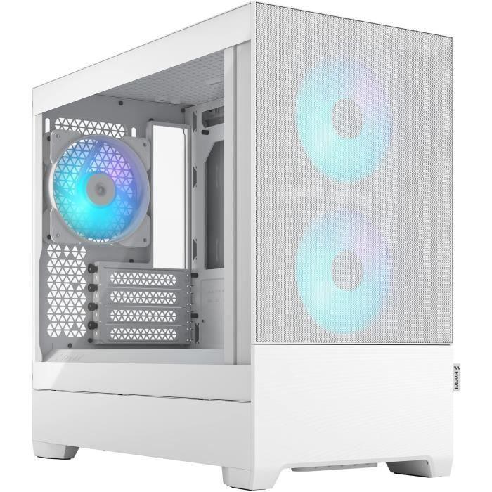 FRACTAL DESIGN - Pop Mini Air RGB White TG - Boîtier PC - Blanc (FD-C-POR1M-01) FRACTAL DESIGN