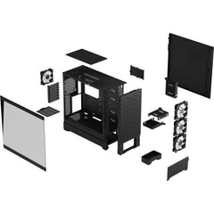 FRACTAL DESIGN - Pop XL Air RGB Black TG - Boîtier PC - Noir (FD-C-POR1X-06) FRACTAL DESIGN