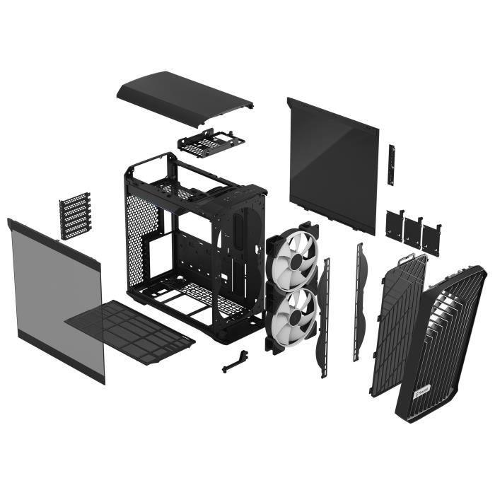 Boîtier PC - FRACTAL DESIGN - Torrent Compact RGB Black TG Light Tint - Noir ( FD-C-TOR1C-02 ) FRACTAL DESIGN