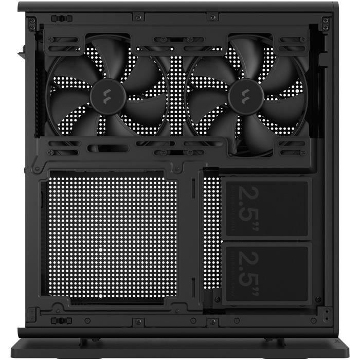 Boîtier Mini Tour - FRACTAL DESIGN - Ridge Black mITX - PCIe 4.0 - Noir FRACTAL DESIGN