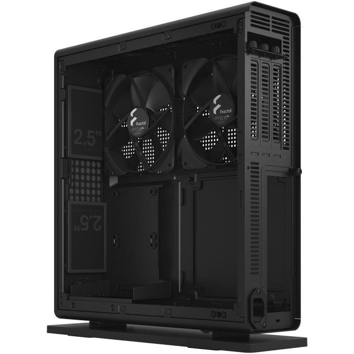 Boîtier Mini Tour - FRACTAL DESIGN - Ridge Black mITX - PCIe 4.0 - Noir FRACTAL DESIGN