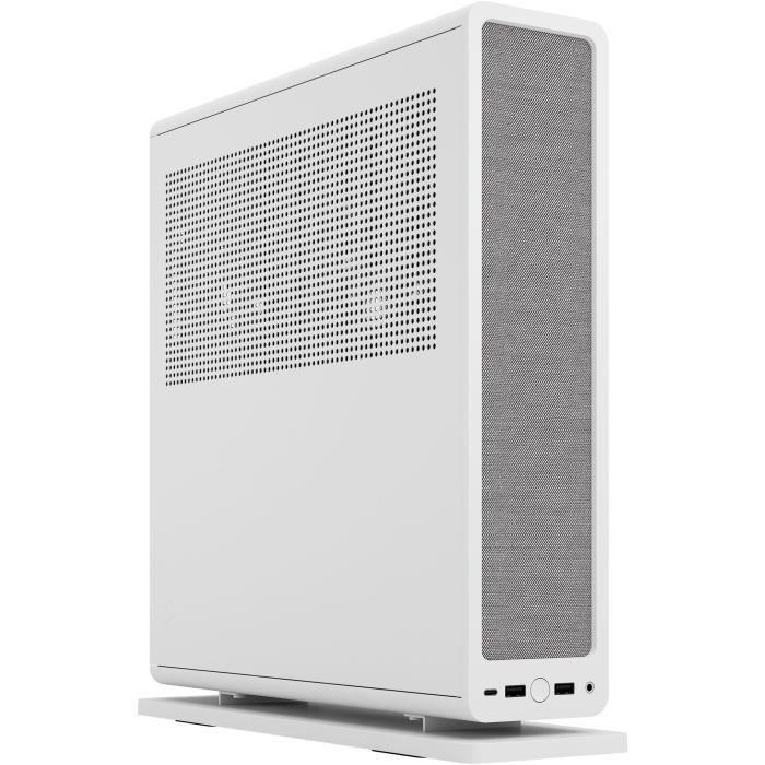 Boîtier Mini Tour - FRACTAL DESIGN - Ridge White mITX - PCIe 4.0 - Blanc FRACTAL DESIGN