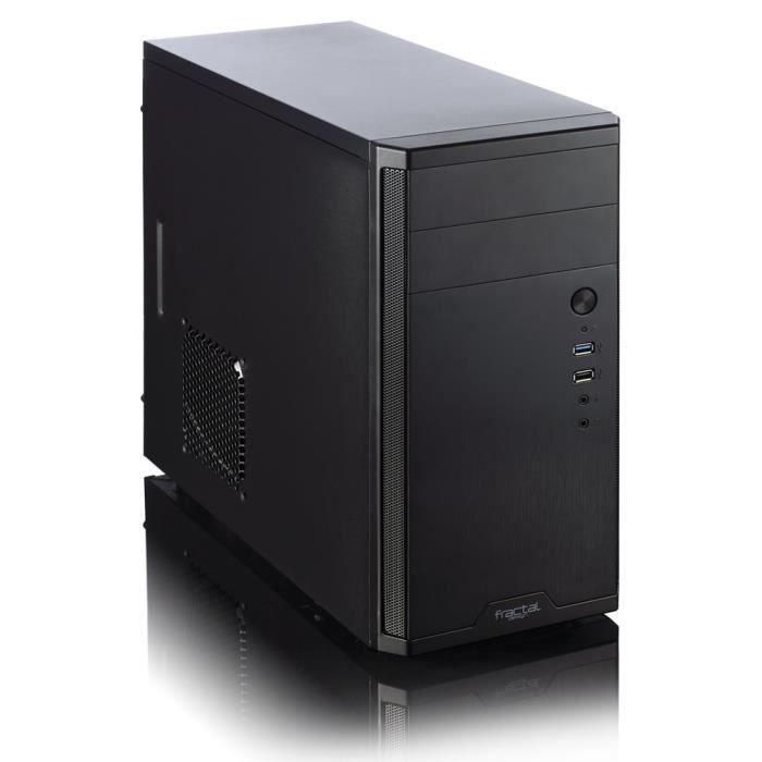 FRACTAL DESIGN BOITIER PC Core 1100 - Noir - Format ATX (FD-CA-CORE-1100-BL) FRACTAL DESIGN