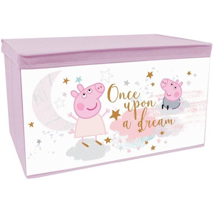 FUN HOUSE Peppa Pig Coffre a jouets - Pliable - 55,5 x 34,5 x 34 cm - Pour enfant FUN HOUSE