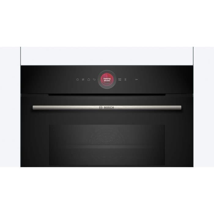 Four combiné micro-ondes Encastrable Softclose - BOSCH SER8 CMG7241B1 Noir - Vol four 45l - 16 modes cuissons - 455 x 594 x 548 mm - Paloma Tech