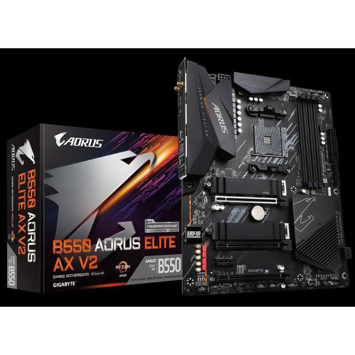 Carte mere - GIGABYTE TECHNOLOGY - B550 AORUS ELITE AX V2 GIGABYTE