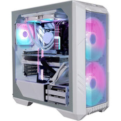 Boitier PC Gaming - COOLER MASTER - HAF 500 White -ARGB - ATX (H500-WGNN-S00) COOLER MASTER