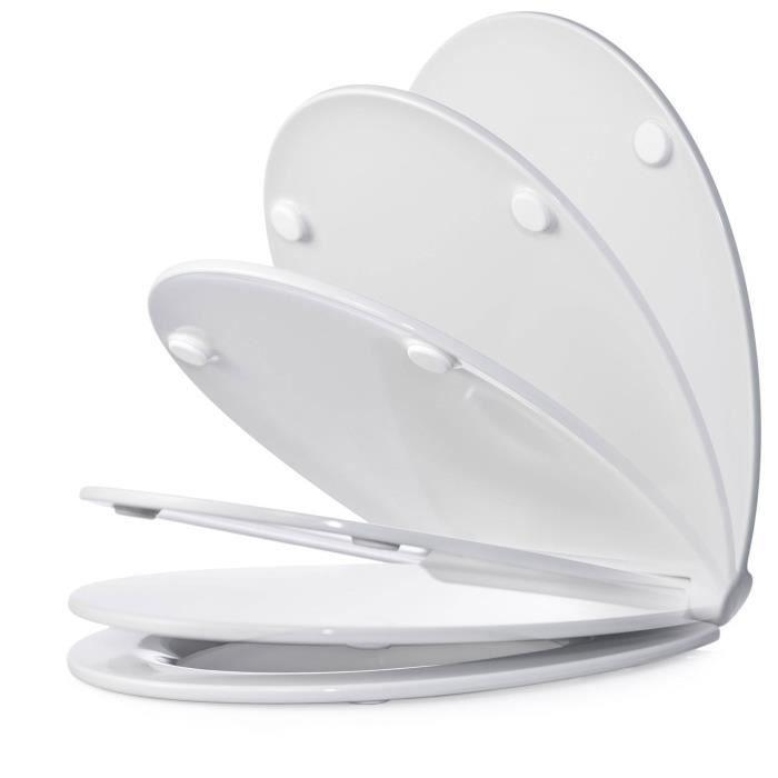 CEDO Abattant Slim blanc 46x38,3x4,9cm CEDO