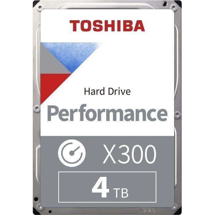 Disque Dur Interne - TOSHIBA - X300 - 4To - 7200 tr/min - 3.5 Boite Retail (HDWR440EZSTA) TOSHIBA