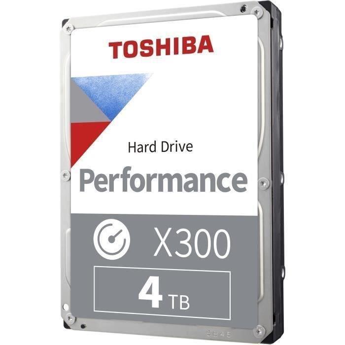 Disque Dur Interne - TOSHIBA - X300 - 4To - 7200 tr/min - 3.5 Boite Retail (HDWR440EZSTA) TOSHIBA