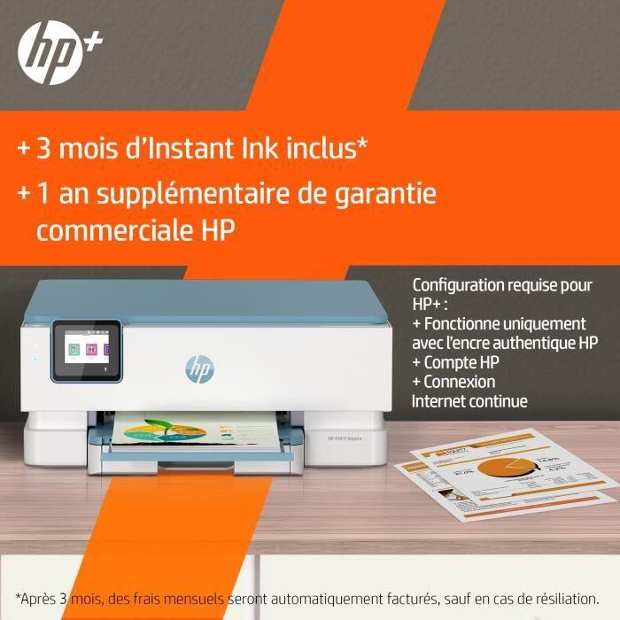 Imprimante tout-en-un HP Envy Inspire 7221e jet d'encre couleur - 3 mois d'Instant ink inclus avec HP+ HP