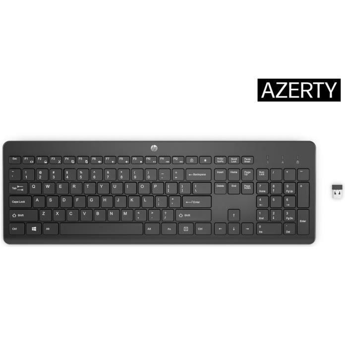 Clavier sans fil HP 230 - Noir - AZERTY HP