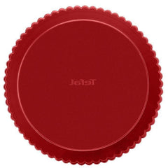 TEFAL Moule a tarte Delibake en acier - Ø 28 cm - Rouge et gris - Fond amovible TEFAL