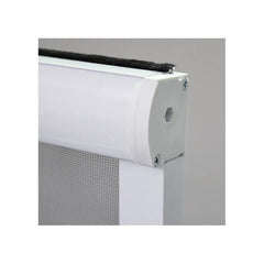 Moustiquaire de porte fenetre L160 X H220 cm a tirage direct en aluminium laqué blanc -  Recoupable en largeur et hauteur AUCUNE