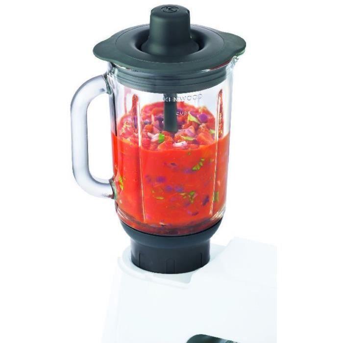 Accessoire blender verre 1,6L pour robot pâtissier KENWOOD KAH359GL - 4 lames KENWOOD