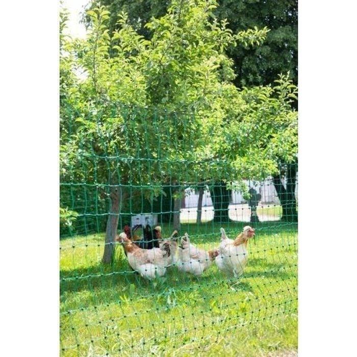 KERBL Filet pour les poules 25 m - 106 cm - double pointe - vert - non électrique KERBL