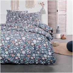 Parure de lit - TODAY Sunshine - 240x220 cm - 2 personnes - coton imprimé floral TODAY