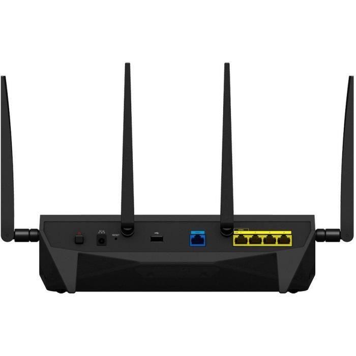 SYNOLOGY Routeur sans fil wifi RT2600AC- AC Dual-band 2600 Mbps - MU-MIMO avec 4 ports LAN et 1 port WAN 10/100/1000 Mbps SYNOLOGY