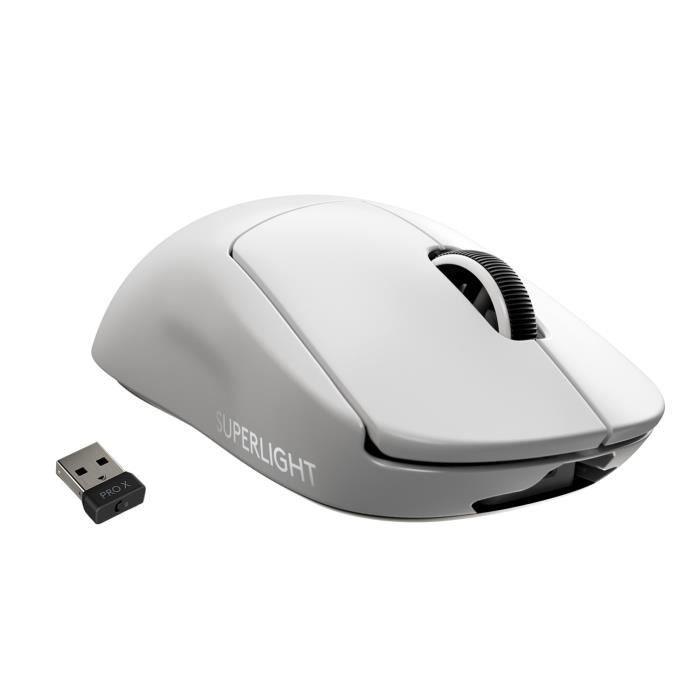 Souris Gaming - sans fil - LOGITECH G - PRO X SUPERLIGHT - Blanc LOGITECH G