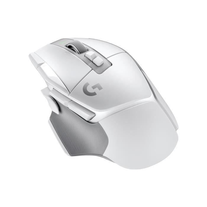 Souris Gaming Sans Fil - LOGITECH G - G502 X LIGHTSPEED - Boutons Hybrides LIGHTFORCE - Port USB-C - Blanc LOGITECH