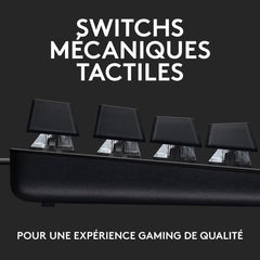 Logitech G - Clavier Gaming Mécanique G413 SE Grande Taille - Noir Aluminium LOGITECH