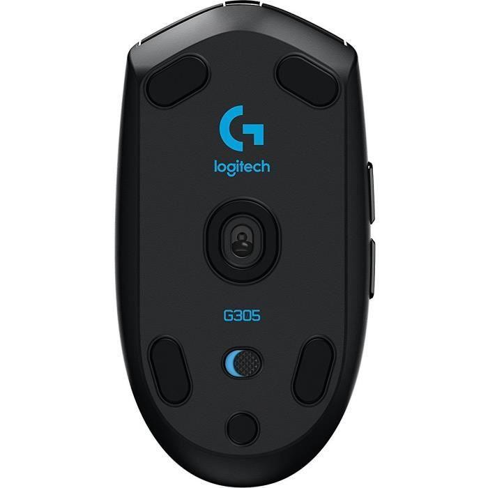 LOGITECH G - Souris Gaming sans fil G305 LIGHTSPEED Noir LOGITECH G