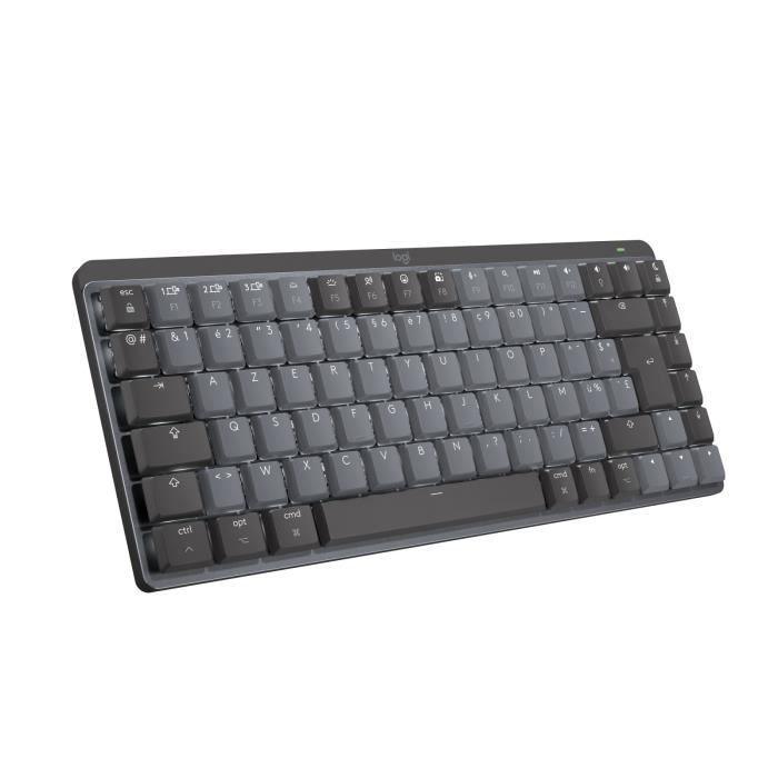 Logitech - Clavier sans fil pour Mac - MX Mechanical Mini - Gris Sidéral LOGITECH