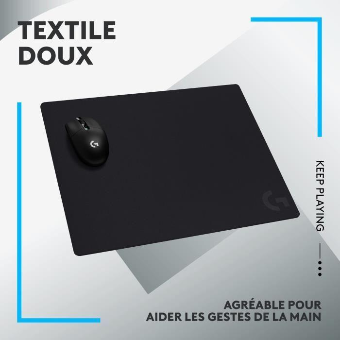 Tapis de souris gaming épais LOGITECH G740 Noir - Accessoires de jeu Mac et PC LOGITECH G