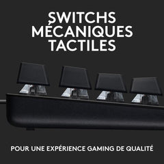 Clavier Gaming Mécanique - Filaire - LOGITECH G - G413 TKL SE - Rétroéclairé - Noir LOGITECH G