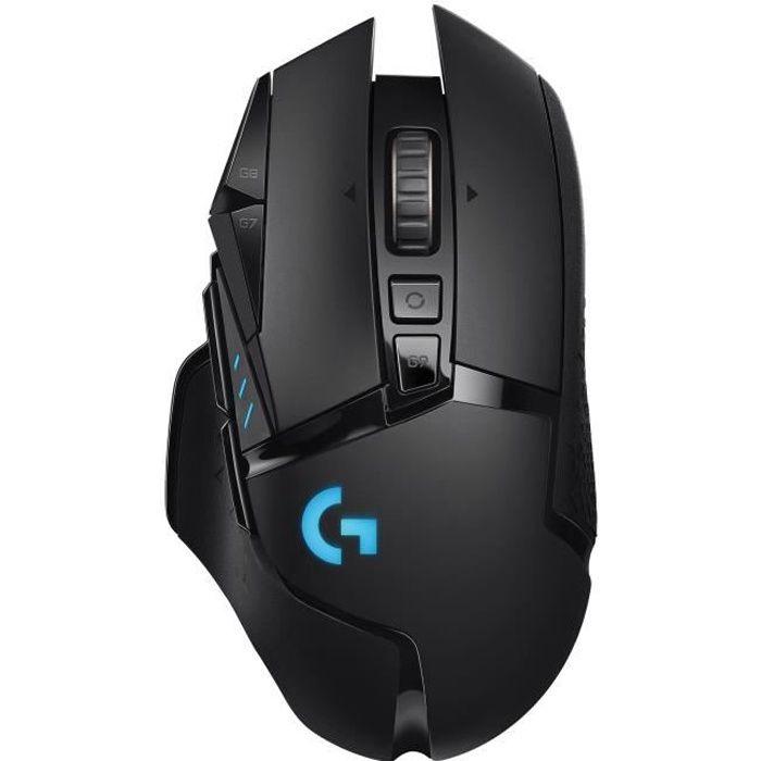 Souris gaming sans fil - LOGITECH G - G502 Lightspeed - Noir LOGITECH G