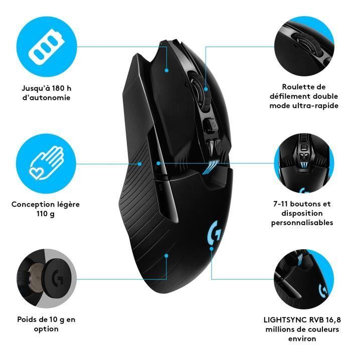 Souris Gamer Sans Fil G903 LIGHTSPEED - Noir - Logitech LOGITECH