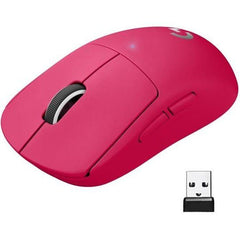 Souris gaming sans fil Logitech G - G PRO X SUPERLIGHT Ultra légere, compatible avec PC/Mac - Rose LOGITECH G