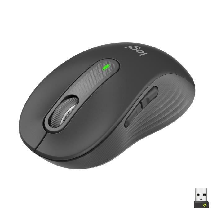 Souris Sans Fil Logitech Signature M650 - Silencieuse, Bluetooth, Boutons Programmables - Graphite LOGITECH