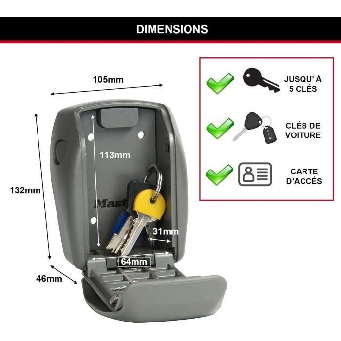 Boite a clés sécurisée - MASTER LOCK - 5415EURD - Produit certifié - Select Access Partagez vos clés en toute sécurité MASTER LOCK