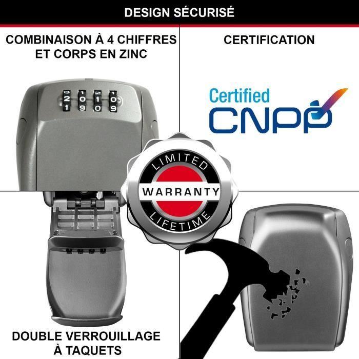 Boite a clés sécurisée - MASTER LOCK - 5415EURD - Produit certifié - Select Access Partagez vos clés en toute sécurité MASTER LOCK