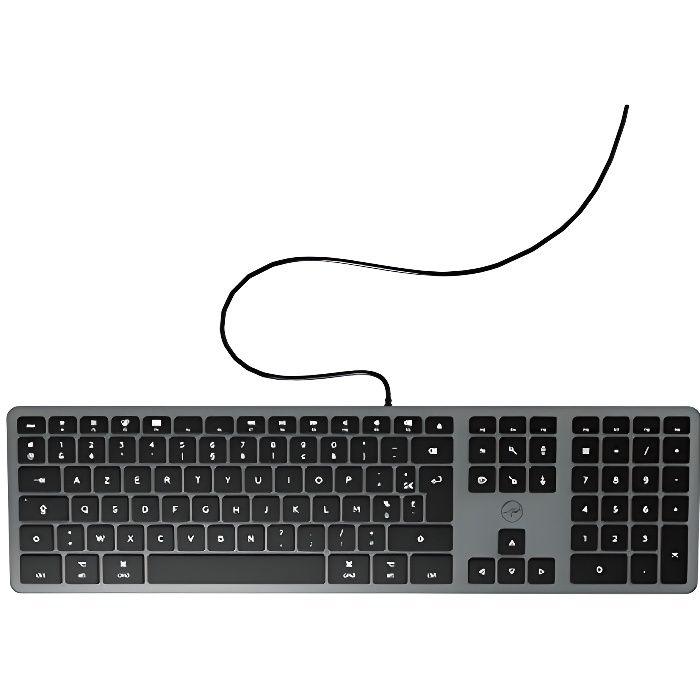 MOBILITY LAB Clavier DesignTouch filaire pour MAC Gris Sidéral - AZERTY MOBILITY LAB