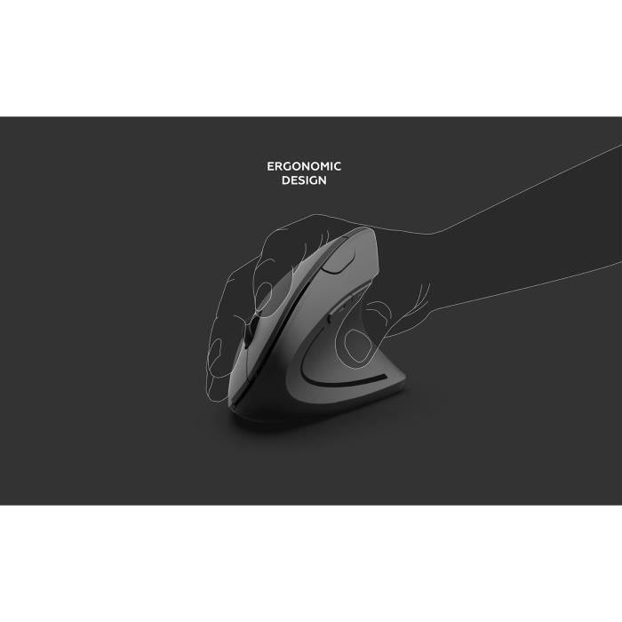 Souris ergonomic sans fil verticale - MOBILITY - 2.4Ghz MOBILITY