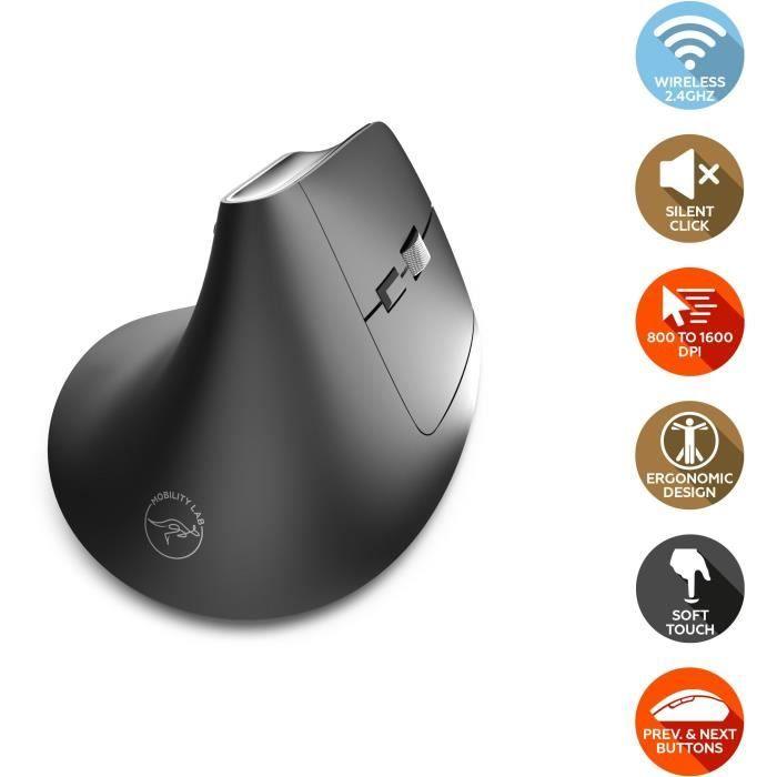 Souris Ergonomique sans fil - MOBILITY LAB - ML313139 - Plug & Play, pas besoin de driver MOBILITY LAB