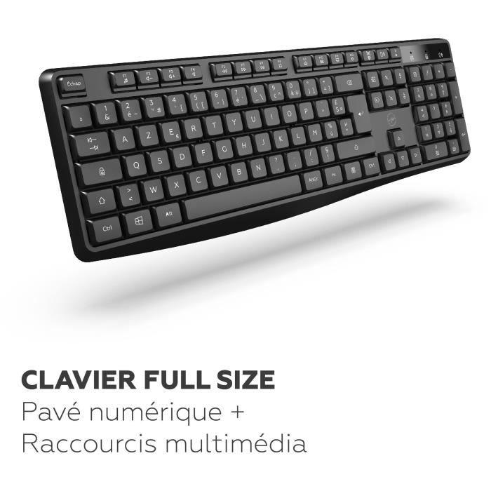 Clavier sans fil - MOBILITY LAB - Deluxe - AZERTY - Noir MOBILITY LAB