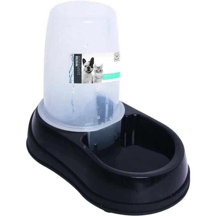 MPETS Distributeur d'eau WATER DISPENSER - Pour chat et chien - 1500ml - Noir M PETS