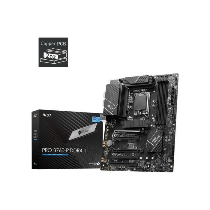 Carte Mere - MSI - PRO B760-P DDR4 II (911-7E29-001) MSI