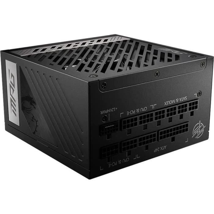 Bloc d'alimentation - MSI - MPG A850G PCIE5 - 850V - 50~60 Hz MSI