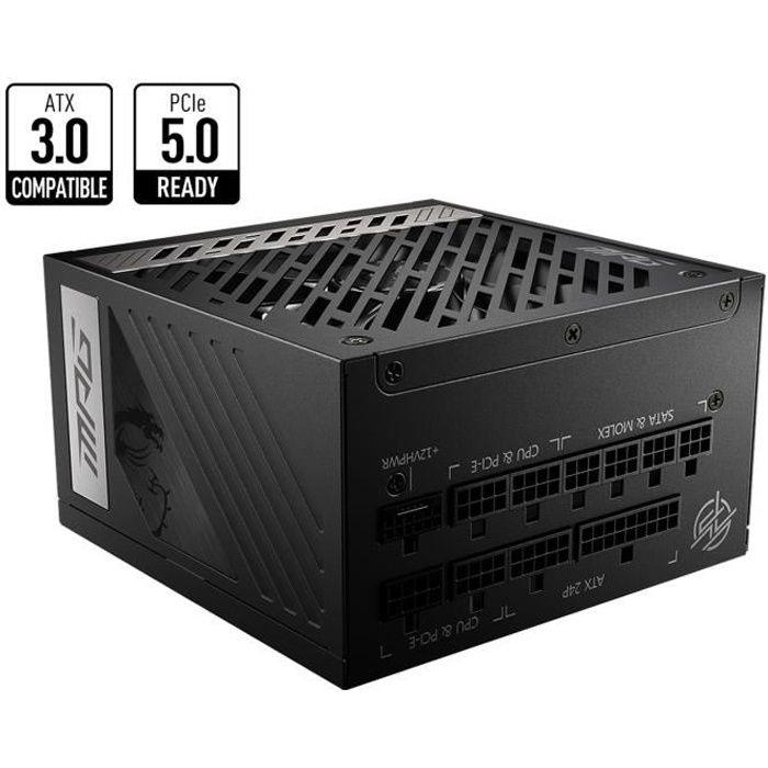 MSI MPG A1000G PCIE5 Bloc d'alimentation 1000W MSI