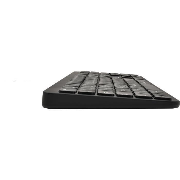 Bluestork - Pack clavier souris sans fil Noir SLIM BLUESTORK