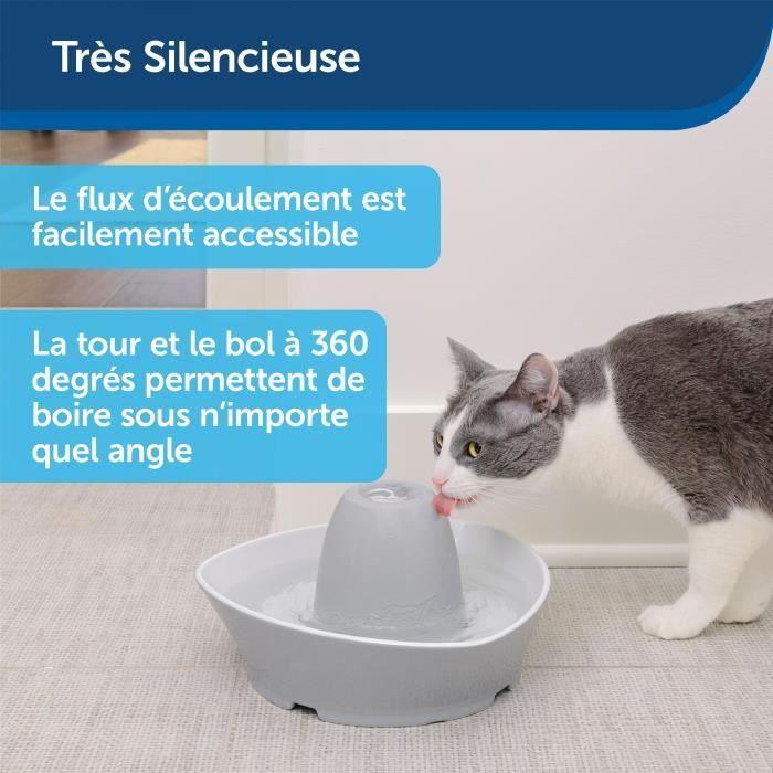 PetSafe - Fontaine en Céramique StreamSide pour Animaux de Compagnie 1,8 L - idéal pour chat et petit chien,Silencieuse, eau PETSAFE
