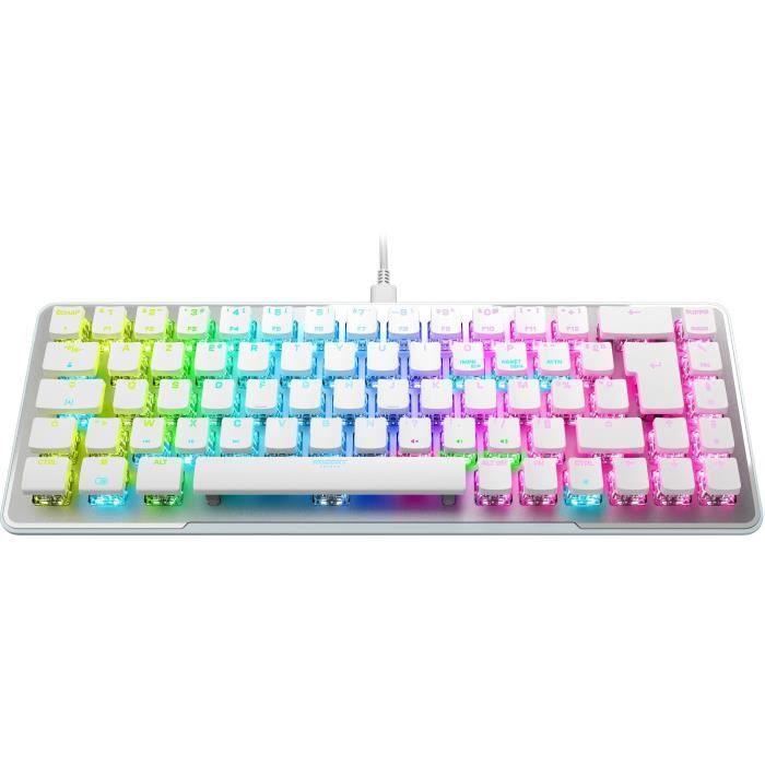 Clavier filaire - Optique et mécanique - ROCCAT - Vulcan II Max - AZERTY - Rétro-éclairage - Blanc ROCCAT