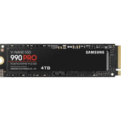 SAMSUNG - 990 PRO - Disque SSD Interne - 4 To - PCIe 4.0 - NVMe 2.0 - M2 2280 - Jusqu'a 7450 Mo/s (MZ-V9P4T0BW) SAMSUNG